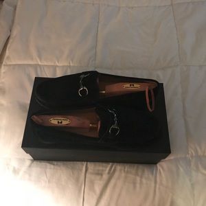 Black Peter Millar Suede Dress Loafers